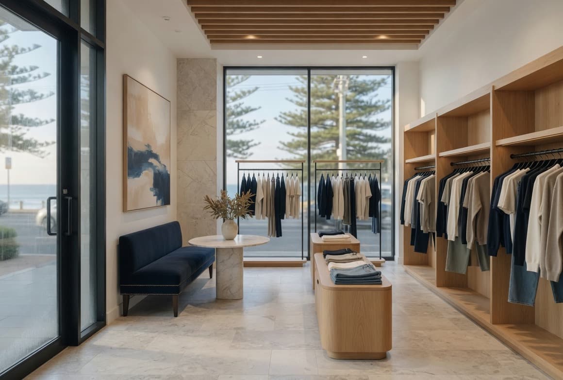 A presented retail interior